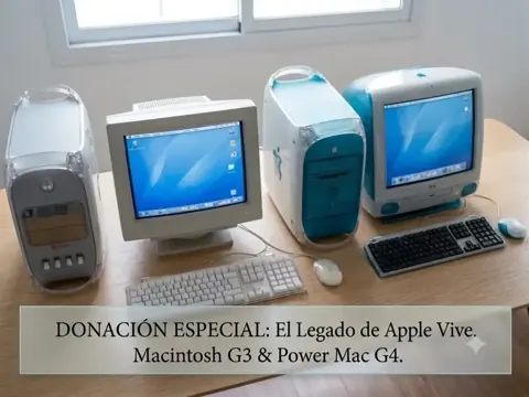 Macintosh G3 y Power Mac G4 donados de forma anónima